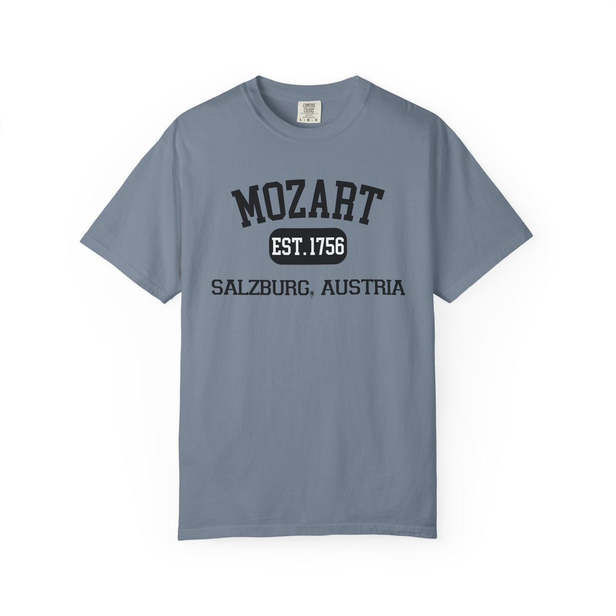 MOZART - SALZBURG, AUSTRIA ⎪Classical Music T-Shirt "Varsity Style"