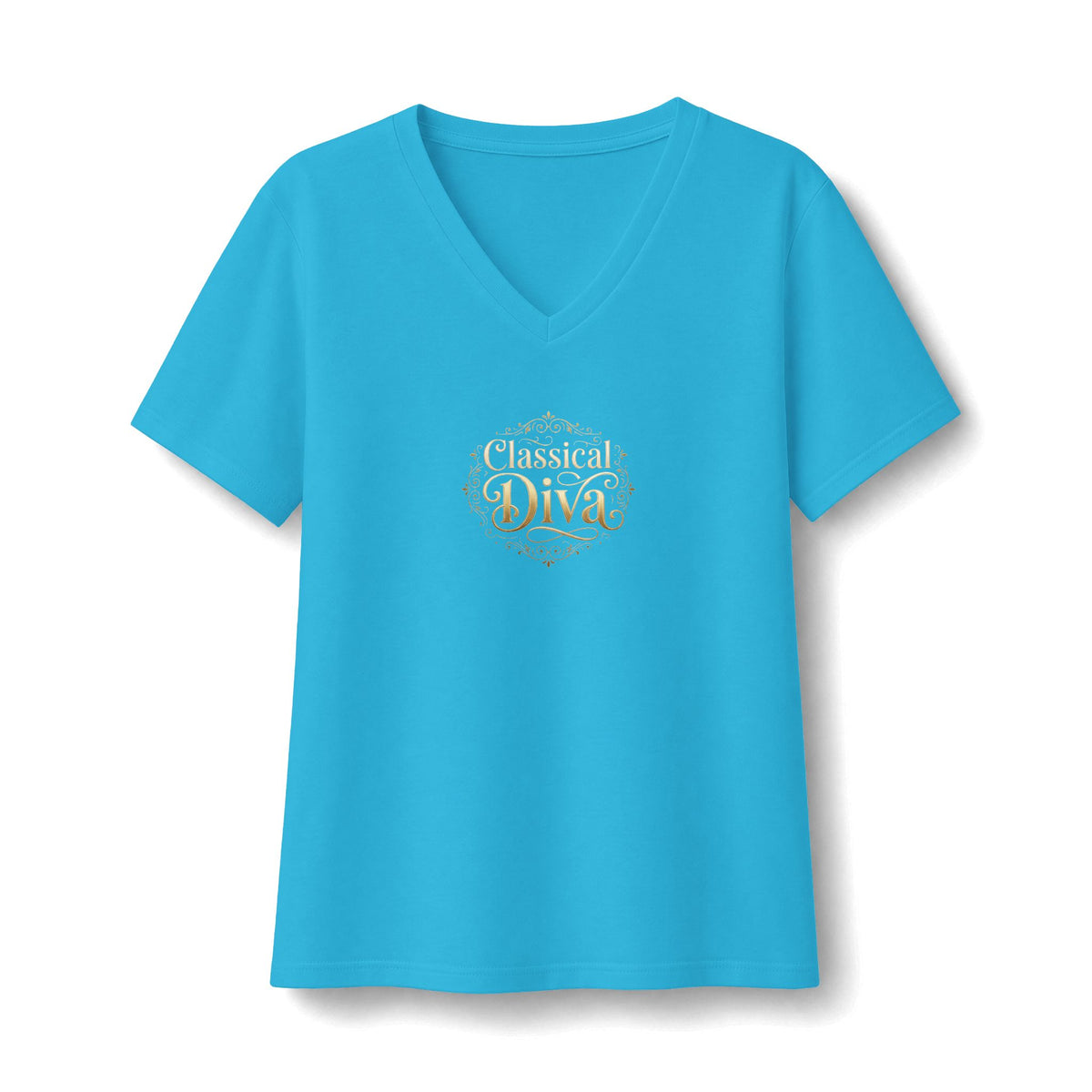 Classical Diva Women's Classical Music V-Neck T-Shirt