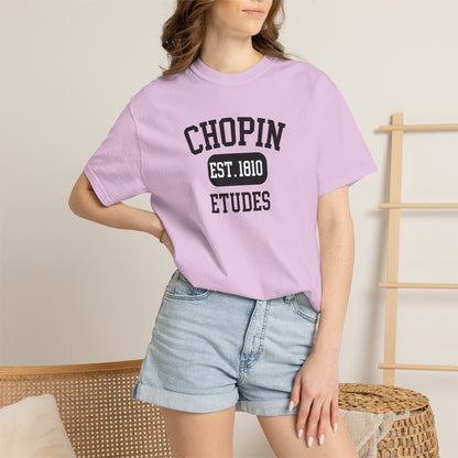 CHOPIN - ETUDES ⎪Classical Music T-Shirt "Varsity Style"
