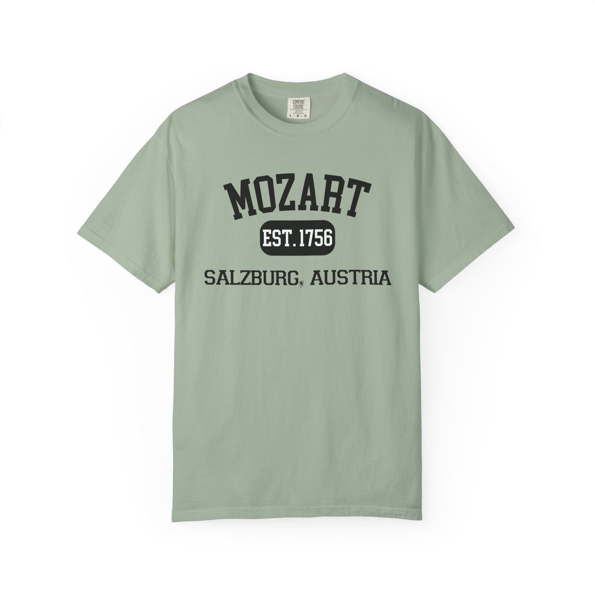 MOZART - SALZBURG, AUSTRIA ⎪Classical Music T-Shirt "Varsity Style"