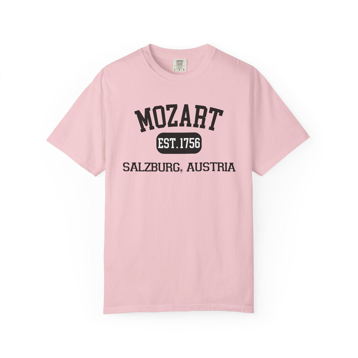 MOZART - SALZBURG, AUSTRIA ⎪Classical Music T-Shirt "Varsity Style"