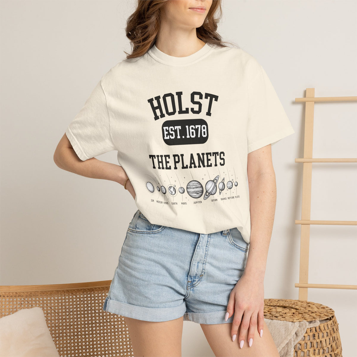 HOLST- THE PLANETS | Classical Music T-Shirt "Varsity Style"