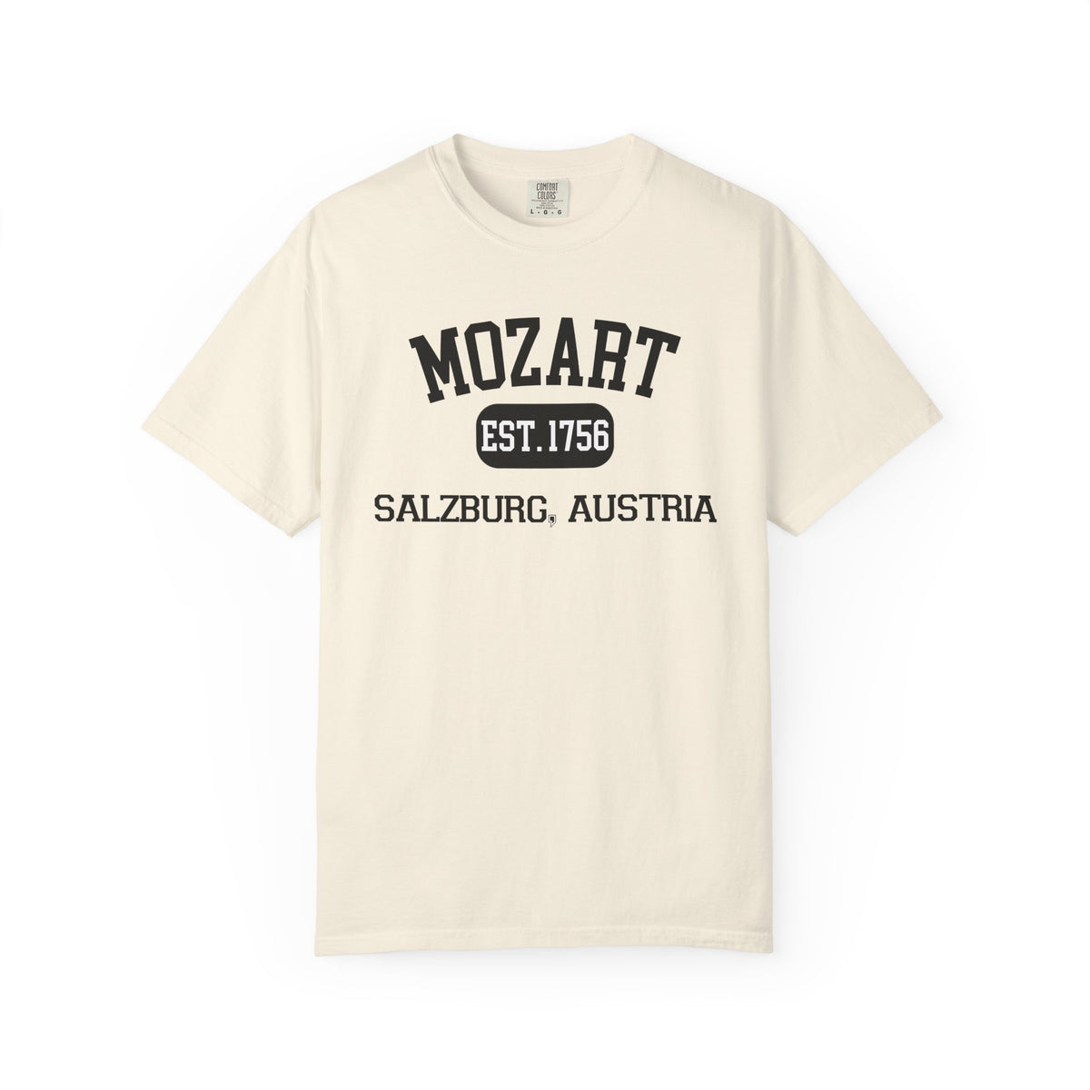 MOZART - SALZBURG, AUSTRIA ⎪Classical Music T-Shirt "Varsity Style"