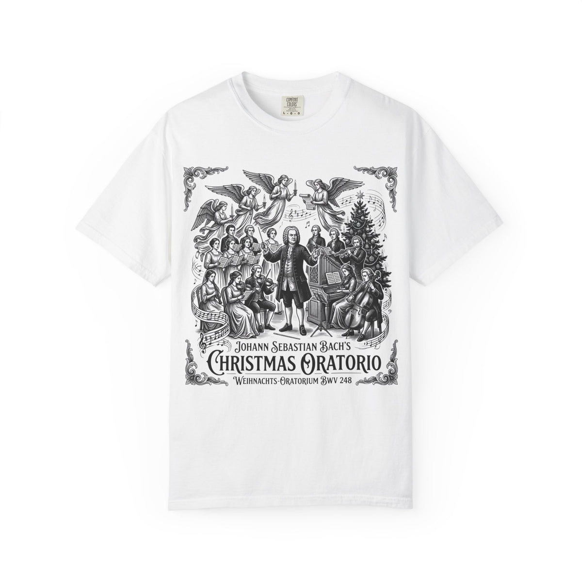 Bach Christmas Oratorio Vintage Choir Classical Music T-Shirt