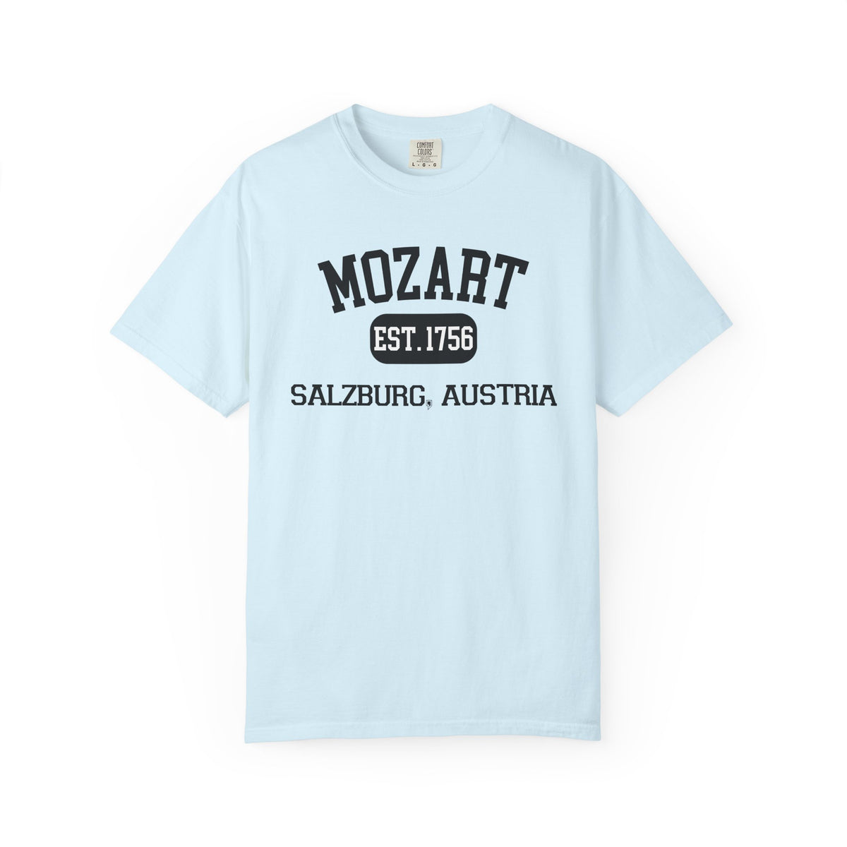 MOZART - SALZBURG, AUSTRIA ⎪Classical Music T-Shirt "Varsity Style"