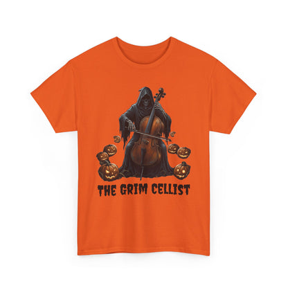 Grim Cellist Halloween Classical Music T-Shirt