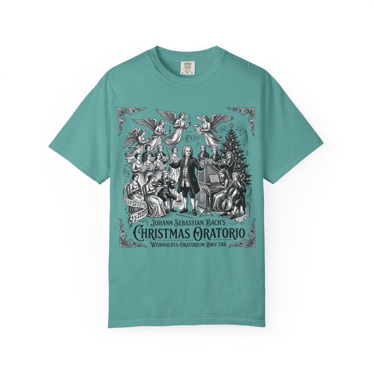 Bach Christmas Oratorio Vintage Choir Classical Music T-Shirt
